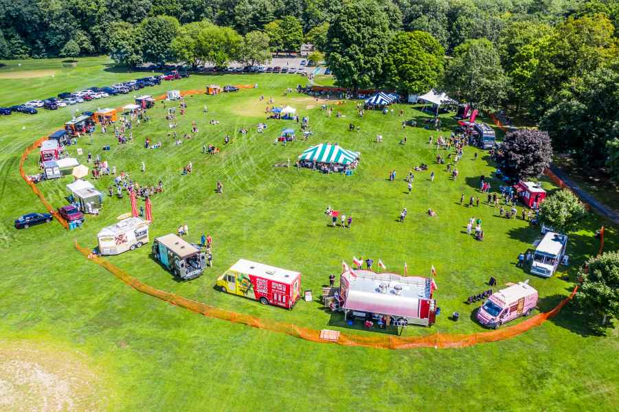 look memorial park event drone photography