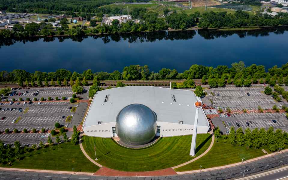 basketball hall of fame drone photography