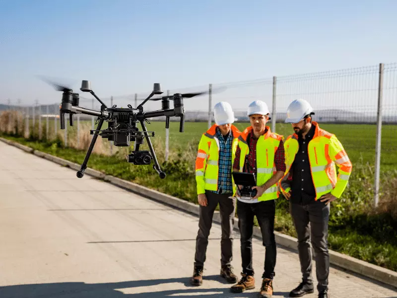 commercial drone inspection operator